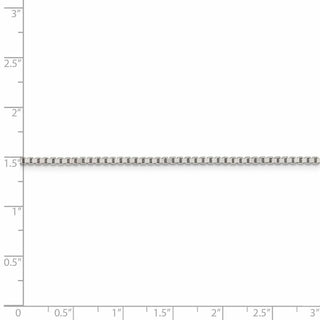 42" Sterling Silver 1.75mm Box Chain Necklace