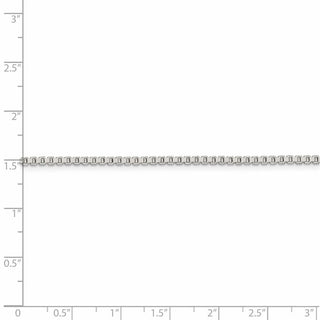 24" Sterling Silver 2mm Box Chain Necklace