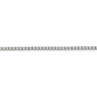 36" Sterling Silver 2.5mm Box Chain Necklace