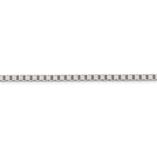 24" Sterling Silver 3.25mm Box Chain Necklace
