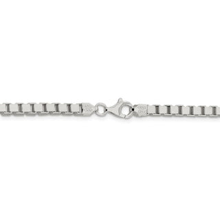 30" Sterling Silver 3.75mm Box Chain Necklace