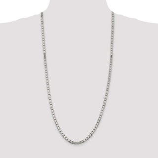 30" Sterling Silver 4.5mm Box Chain Necklace