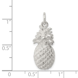 Sterling Silver Pineapple Charm QC1002