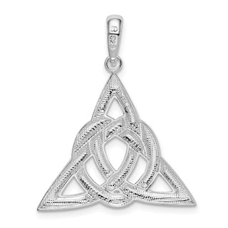 Sterling Silver Polished Celtic Trinity Knot Pendant