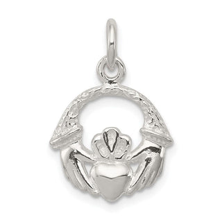 Sterling Silver Claddagh Charm QC1017
