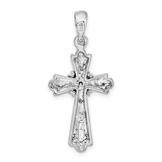 Sterling Silver w/X-Center Budded Cross Pendant