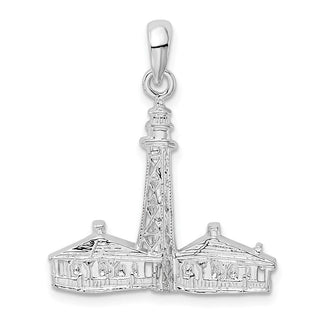 Sterling Silver Sanibel Island Lighthouse Pendant