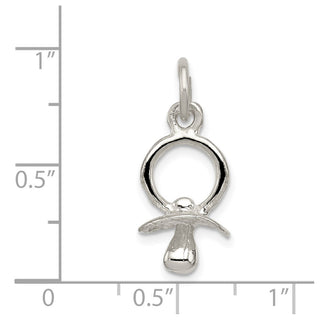 Sterling Silver Pacifier Charm QC1045