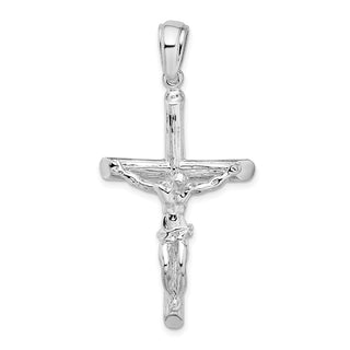 Sterling Silver Textured Crucifix Pendant