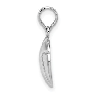 Sterling Silver Polished Volleyball Pendant QC10516