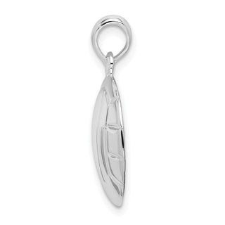 Sterling Silver Polished Volleyball Pendant QC10596
