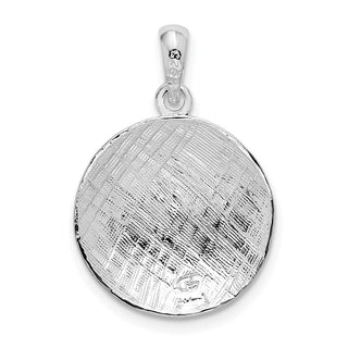 Sterling Silver Polished Volleyball Pendant QC10596