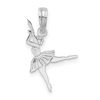 Sterling Silver Polished Small Ballerina Pendant