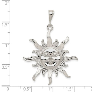 Sterling Silver Sun Pendant QC1066