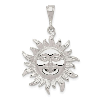 Sterling Silver Sun Pendant QC1067