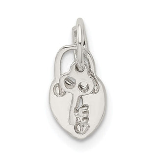 Sterling Silver Lock & Key Charm