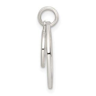 Sterling Silver Round NOT ALL WHO WANDER Charm