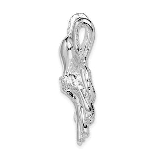 Sterling Silver Polished Octopus Slide Pendant