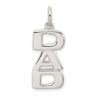 Sterling Silver Dad Charm QC1590
