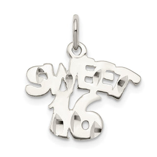 Sterling Silver Sweet 16 Charm QC1591