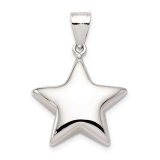 Sterling Silver Star Pendant QC1670