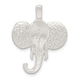 Sterling Silver Elephant Head Pendant