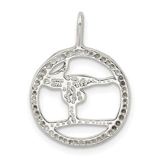 Sterling Silver Gymnastics Pendant