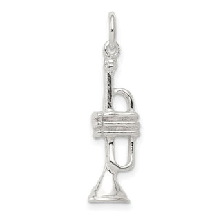 Sterling Silver Trumpet Charm QC182