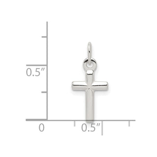 Sterling Silver Cross Charm QC1861