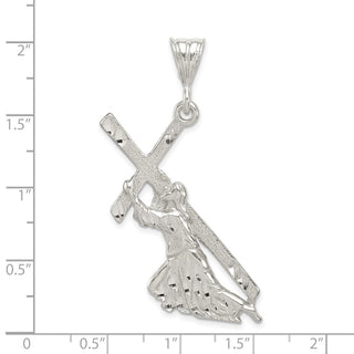 925 Sterling Silver St. Andrew Cross Pendant