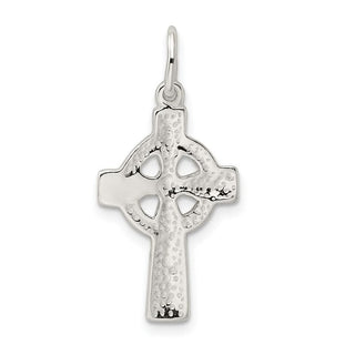 Sterling Silver Celtic Cross Charm QC1900
