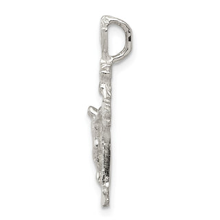925 Sterling Silver Inri Crucifix Pendant QC1944