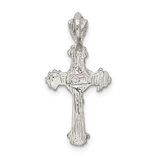 925 Sterling Silver Inri Crucifix Pendant QC1944