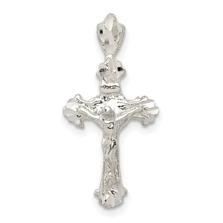 925 Sterling Silver Inri Crucifix Pendant QC1944