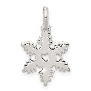 Sterling Silver Snowflake Charm QC198