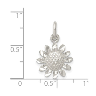Sterling Silver Floral Charm