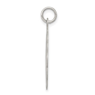 Sterling Silver Rhodium-plated Wedding Bells Disc Charm QC2079