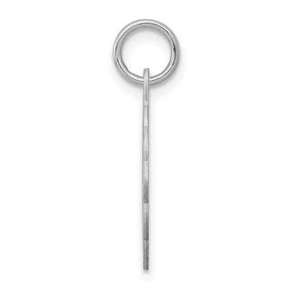 Sterling Silver Rhodium-plated Happy Anniversary Disc Charm QC2270