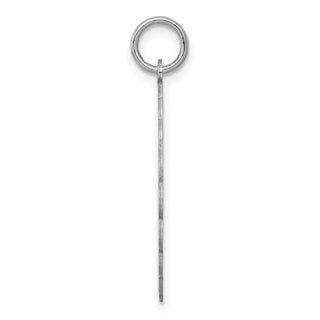 Sterling Silver Rhodium-plated Happy Anniversary Disc Charm QC2289