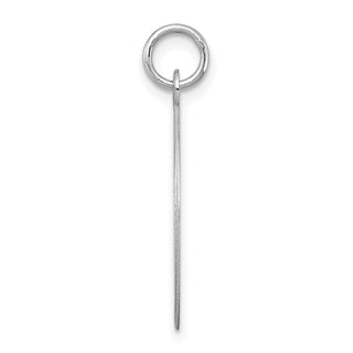 Sterling Silver Rhodium-plated Holy Communion Disc Charm QC2393