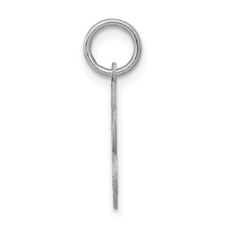 Sterling Silver Rhodium-plated Holy Communion Disc Charm QC2398
