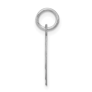 Sterling Silver Rhodium-plated Holy Communion Disc Charm QC2402