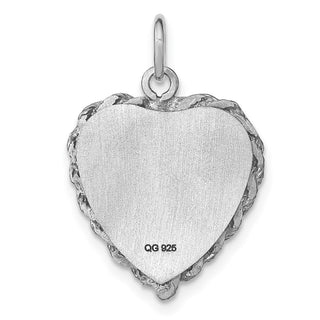 Sterling Silver Graduation Cap and Diploma Disc Charm QC2424