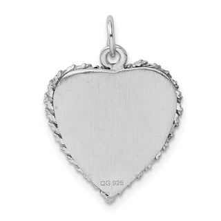 Sterling Silver Graduation Cap and Diploma Disc Charm QC2426