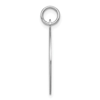 Sterling Silver Rhodium-plated Graduation Day Disc Charm QC2433