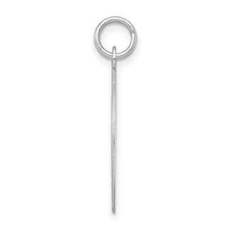 Sterling Silver Rhodium-plated Sweet Sixteen Disc Charm QC2459