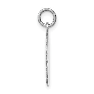 Sterling Silver Rhodium-plated Its A Boy Charm QC2492