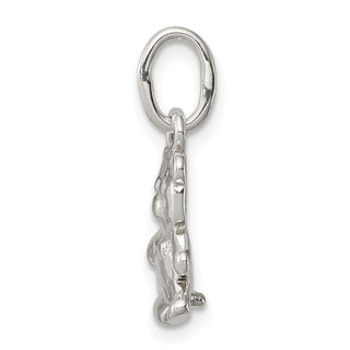 Sterling Silver Teddy Bear Charm QC2543