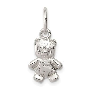 Sterling Silver Teddy Bear Charm QC2543