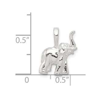 Sterling Silver Elephant Pendant QC2551